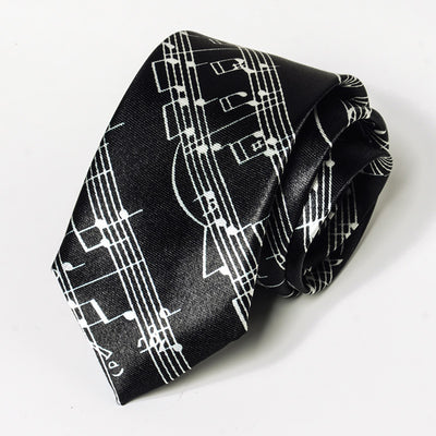 Corbata Angosta Notas Musicales 5cm - Diseño Personalizado Estudiante - Image 41