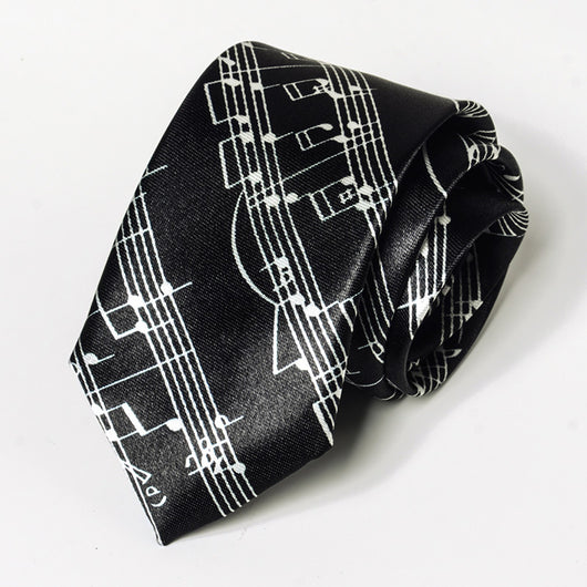 Corbata Angosta Notas Musicales 5cm - Diseño Personalizado Estudiante - Image 41