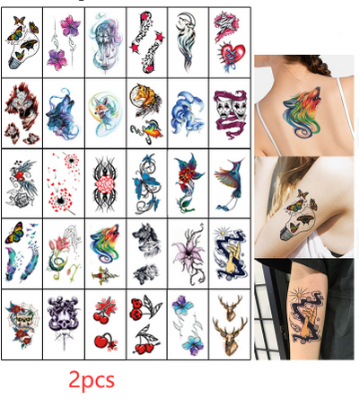 Tatuajes Temporales Impermeables Estilo Europeo y Americano - Image 7