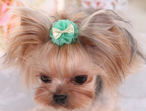 Pasador Organza Burbuja Adorable para Mascotas - Image 3