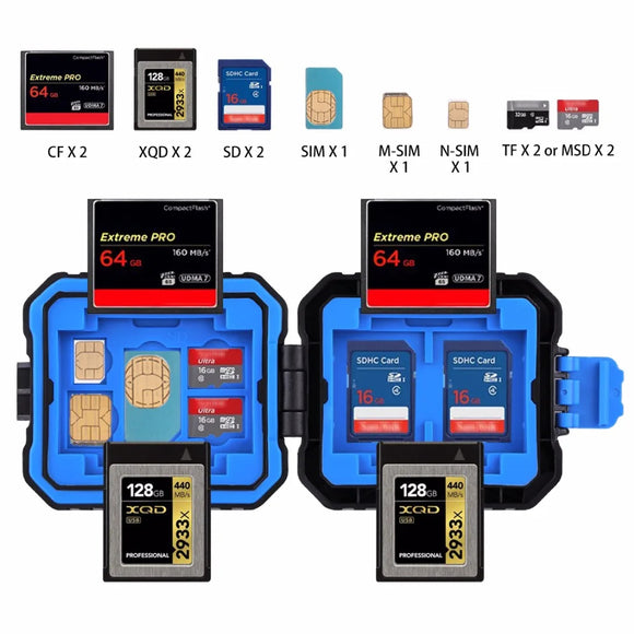 Estuche Impermeable Fat Cow para Tarjetas de Memoria y Almacenamiento
