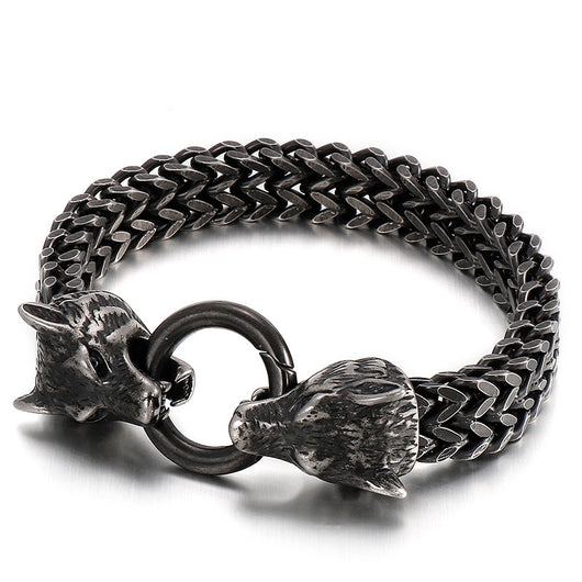 Anillo Calavera Retro en Acero Titanio para Hombre - Image 7