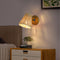 Lámpara de Pared Ratán para Espejo - Iluminación Decorativa Junto a la Cama