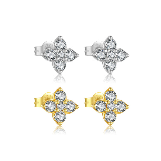 Aretes de Plata Esterlina 925 con Circonia Cúbica - Diseño Minimalista Versátil - Image 5
