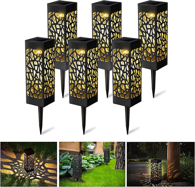 Lámpara Solar Decorativa Calada para Exterior - Image 12