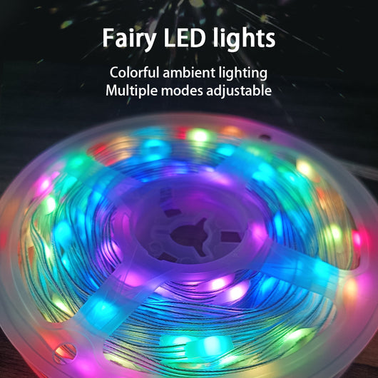 Guirnalda LED Multicolor con Múltiples Modos de Iluminación para Fiestas y Celebraciones - Image 3