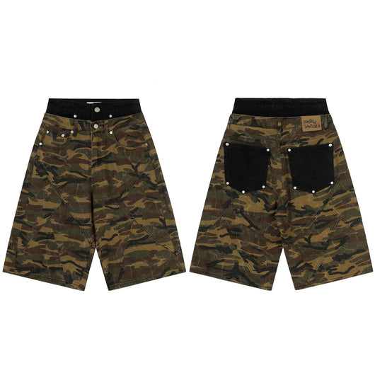 Shorts Cómodos Camuflaje Unisex Corte Relajado - Image 18