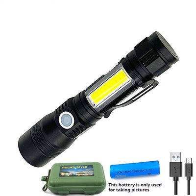 Linterna LED Multifunción con Carga USB y Imán Potente - Image 3