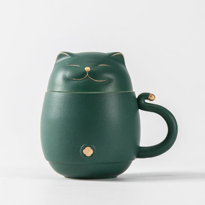 Set de Té Portátil Gato de la Suerte para Viajeros de Negocios - Image 17