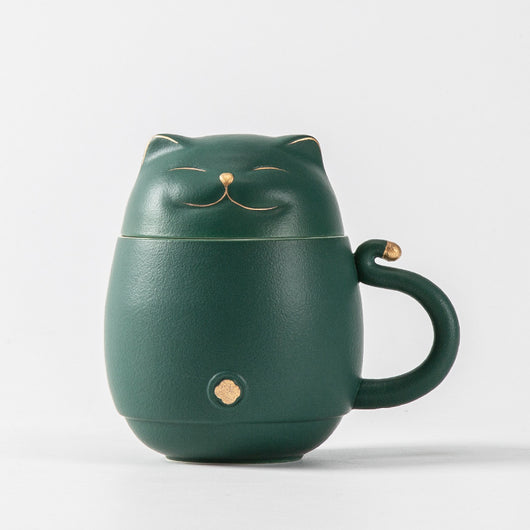 Set de Té Portátil Gato de la Suerte para Viajeros de Negocios - Image 17