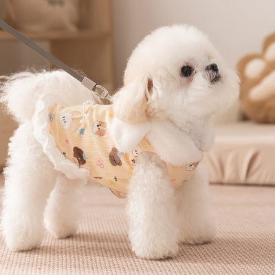 Abrigo Polar Teddy con Orejas 3D para Mascotas - Chamarra Cálida para Perros - Image 23