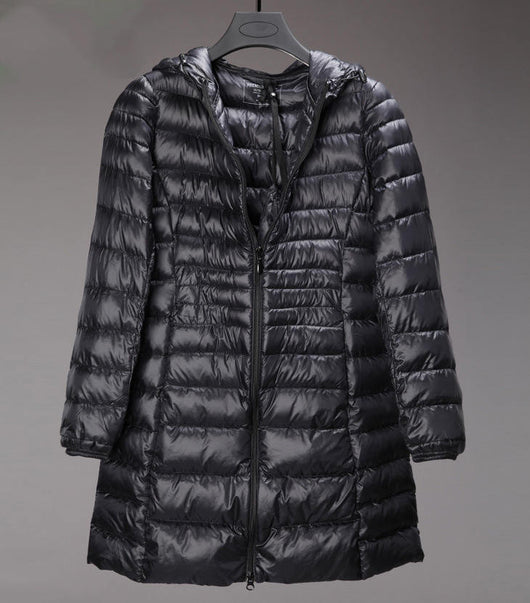 Chaqueta Acolchada Ligera Tallas Grandes con Capucha Otoño Invierno - Image 2