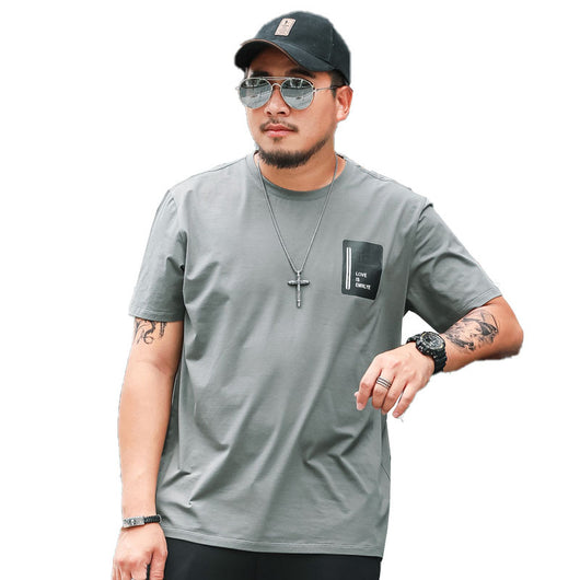 Camiseta Suelta Estampada de Manga Corta para Hombre - Image 10