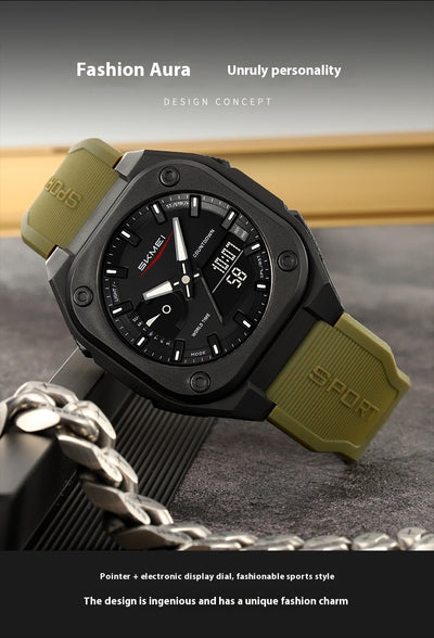 Reloj Electrónico Deportivo Dual con Insertos Luminosos e Impermeabilidad Total - Image 10