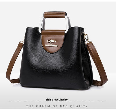 Bolso Tote de Cuero Suave Premium con Gran Capacidad para Mujer - Image 18