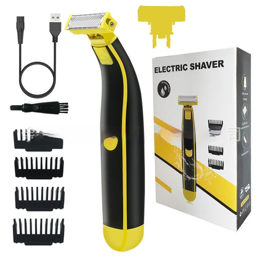 Afeitadora Eléctrica Recargable USB para Hombre - Cuerpo y Rostro Completamente Impermeable - Image 6