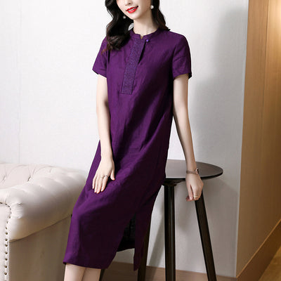 Vestido Ramio Verano Estilo Occidental Retro Literario Premium - Image 9