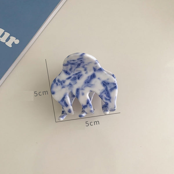 Pinza Clip para Cabello de Acetato - Cierre Trasero