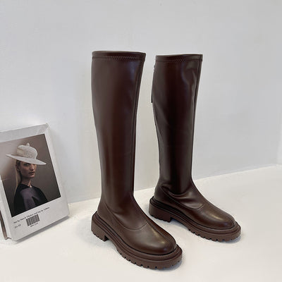 Botas Altas Slim Retro Versátiles - Image 6