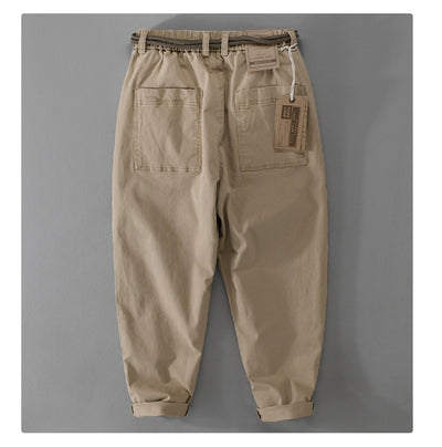 Pantalones Overol Japoneses Holgados para Hombre - Image 11