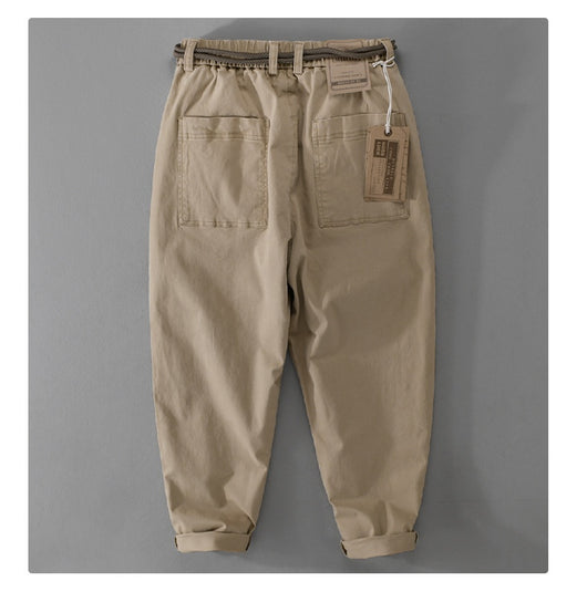 Pantalones Overol Japoneses Holgados para Hombre - Image 11