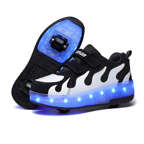 Patines con Rueda Única y Luces LED