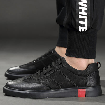 Zapatos Casuales Hombre Estilo Coreano Cuero Premium Tallas Grandes - Image 10