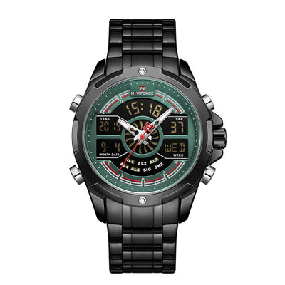 Reloj Cronógrafo Multifunción con Doble Pantalla y Calendario Luminoso para Hombre - Image 3
