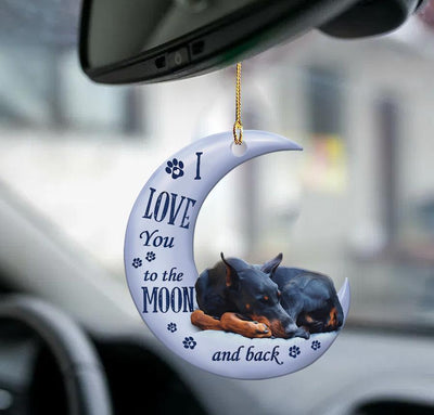 Adorno Colgante Perro Durmiente Ángel - Decoración Acrílica para Hogar y Vehículo - Image 77