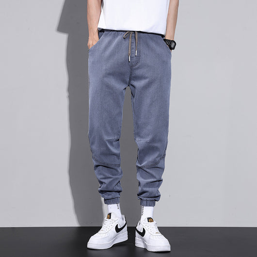 Jeans Hombre Primavera Corte Relajado Ajuste Cónico Stretch - Image 4