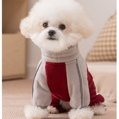 Abrigo Polar Térmico para Perros Pequeños - Diseño Bicolor - Image 15