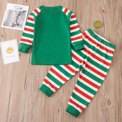 Pijamas Familiares con Estampado de Letras - Conjunto Padre e Hijo - Image 5