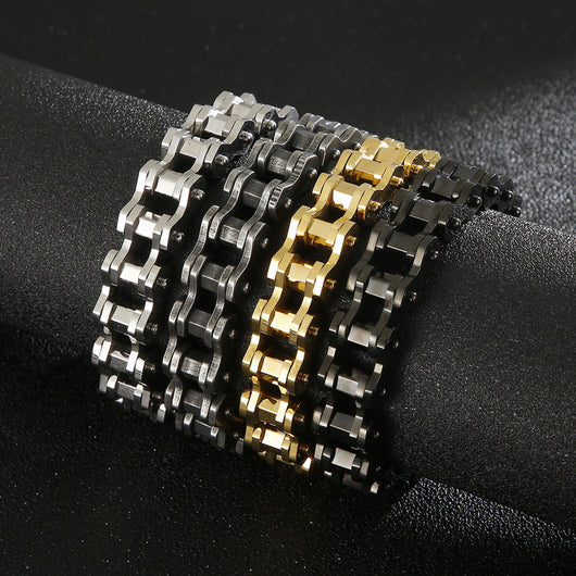 Cadena de Bicicleta Titanio Acero con Diamante - Image 9
