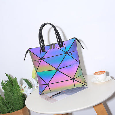 Bolso Geométrico Luminoso Plegable con Cambio de Colores - Image 5