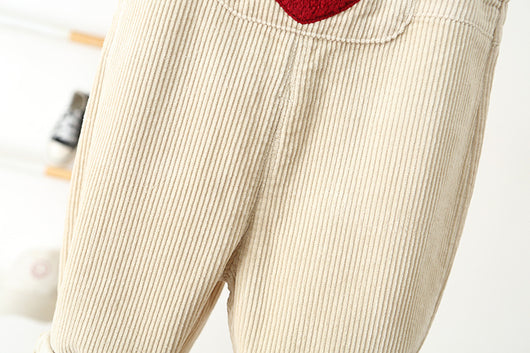 Enterizo de Pana con Tirantes y Bordado Love para Niños y Niñas - Image 22