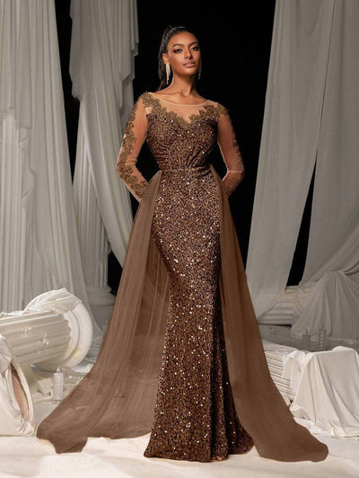 Vestido de Fiesta con Encaje para Mujer - Elegancia Nocturna - Image 19