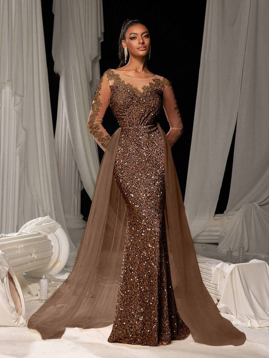 Vestido de Fiesta con Encaje para Mujer - Elegancia Nocturna - Image 19