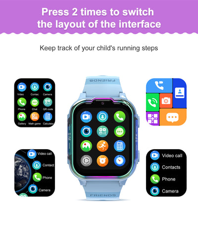 Reloj Inteligente Infantil con Llamadas y GPS Resistente al Agua - Image 17