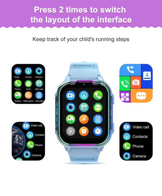 Reloj Inteligente Infantil con Llamadas y GPS Resistente al Agua - Image 17