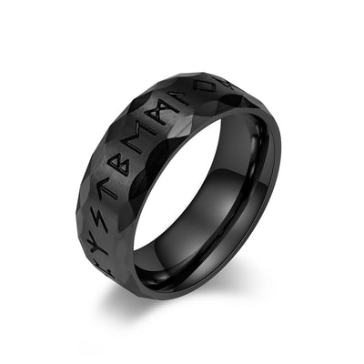 Anillo de Titanio Vikingo Vintage para Hombre - Image 17