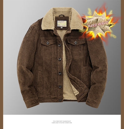 Abrigo Acolchado de Algodón con Forro Polar para Hombre - Image 25