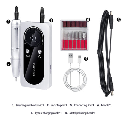 Máquina Profesional Recargable para Pulir y Remover Esmalte de Uñas - Image 15