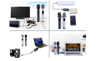 Micrófono Inalámbrico Dinámico para Karaoke en Pareja con Bluetooth - Image 15