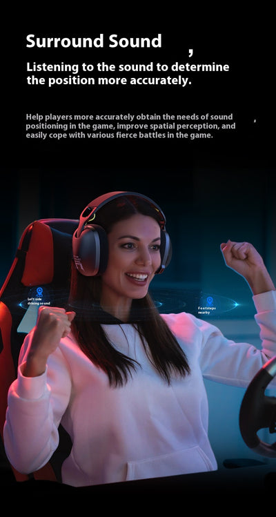 Auriculares Gaming Inalámbricos con Cancelación de Ruido y Bluetooth - Image 8