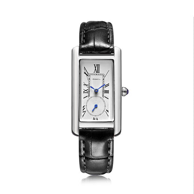 Reloj de Pulsera Cuadrado Impermeable para Mujer con Escala Romana y Correa de Moda - Image 7