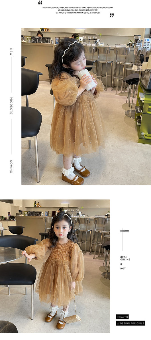 Vestido de Malla Elegante para Niña - Image 18
