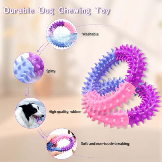 Juguete Masticable para Perros - Anillo de Goma para Dentición - Image 3