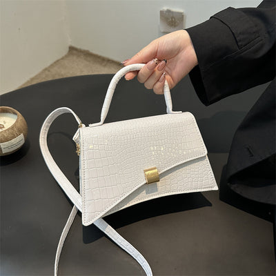 Bolso de Cuero PU Texturizado Casual para Mujer - Diseño Minimalista - Image 9