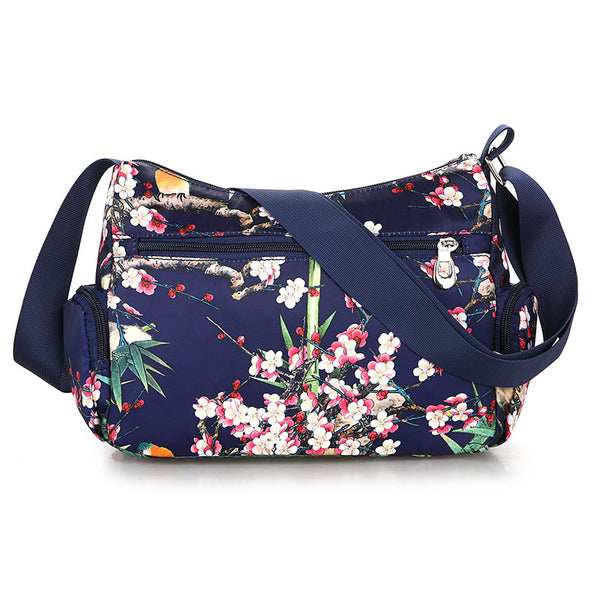 Bolsa Impresa para Mujer con Diseño de Paisaje y Flores Trendy