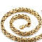 Stainless steel punk Necklace 5mmgold55cm